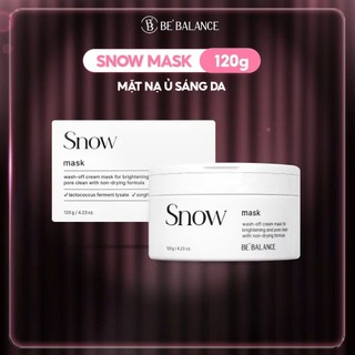   New Version  MIRACLE SNOW MASK BE' BALANCE - Mặt nạ ủ trắng dùng được cho da nhạy cảm 