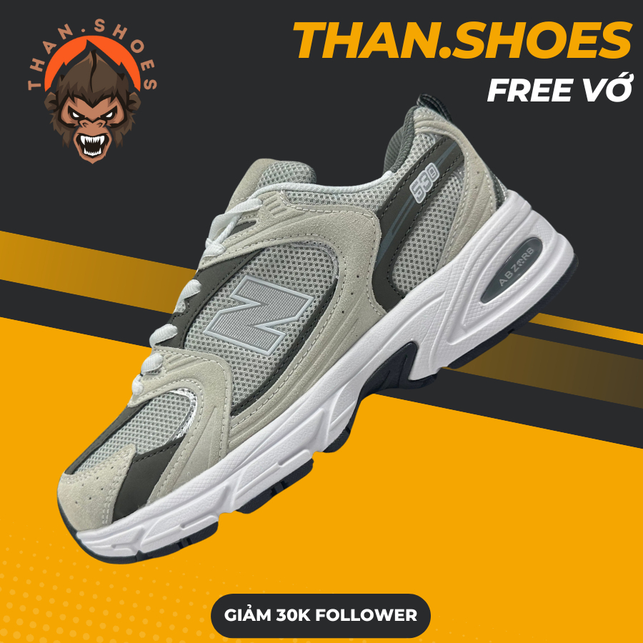 Giày Sneaker NB 530 Grey Matter Harbor Grey NB Xám Da Lộn - Than.Shoes