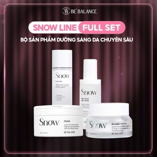  Combo 2 sản phẩm Snow Line dưỡng sáng da chuyên sâu - Bebalance 