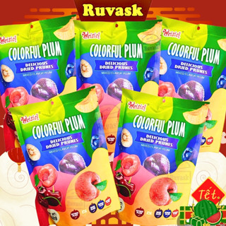   COMBO 5 GÓI  Ô Mai Xí Muội Chua Ngọt Colorful Plum Mix Vị - Xí Muội Mặn Chua Ngọt Weisiel - Ô Mai Tết 2026 Ruvask 