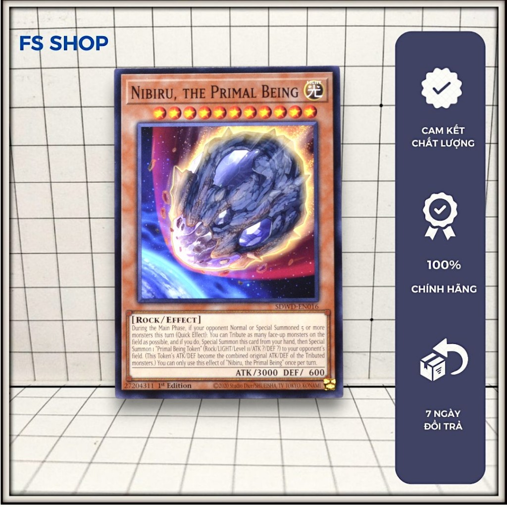 [FS shop] Thẻ bài yugioh chính hãng Nibiru, the Primal Being – Common