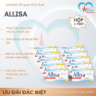  Combo 10 Que thử thai Allisa Traphaco đạt chuẩn xuất Châu Âu chính xác Mọi Thời Điểm Trong Ngày 