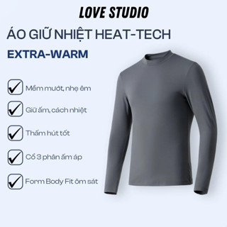 Áo giữ nhiệt nam nữ trơn phong cách basic, áo thun tay dài lót nỉ giữ ấm thể thao cao cấp [AGN01]