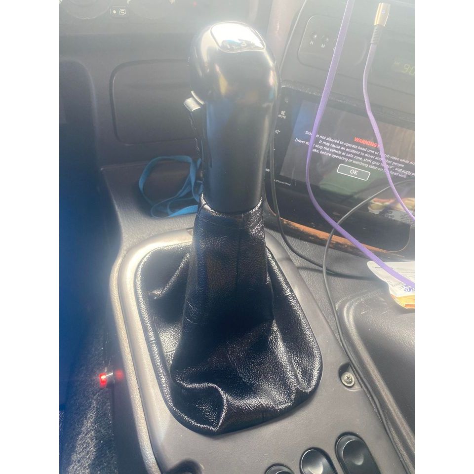 Bao da cần số xe tải HD210 da bò thật - Chụp bụi cần số Hyundai HD210