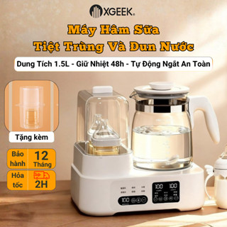  Máy hâm sữa tiệt trùng bình sữa đun nước đa năng XIAOZHUANGXIONG nhựa pp an toàn cho trẻ sơ sinh 
