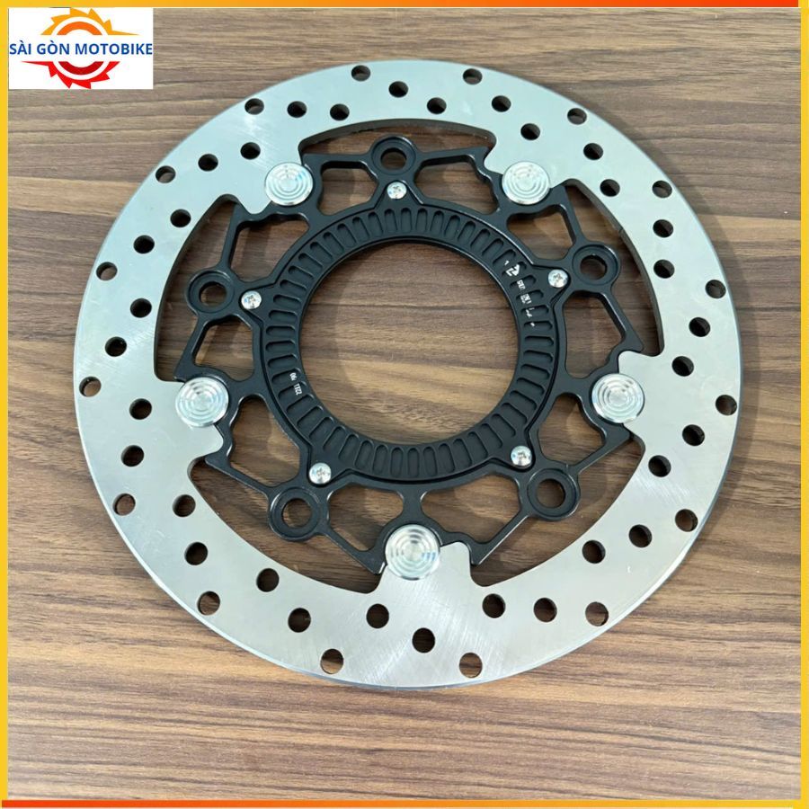 Đĩa Thắng Trước Winner V4 size đĩa 267mm ( Mâm Zin 5 Lỗ ) nút inox 304 siêu sáng_RCS150 V4