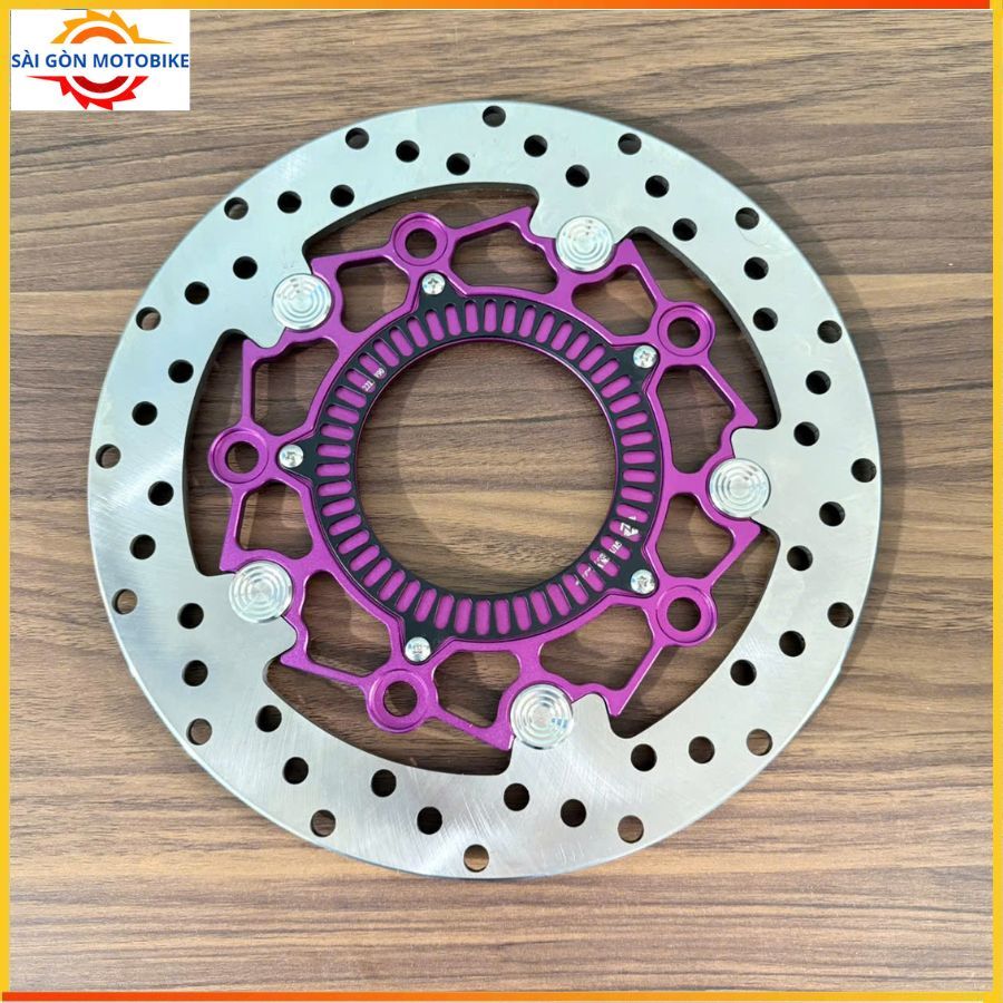 Đĩa Thắng Trước Winner V4 size đĩa 267mm ( Mâm Zin 5 Lỗ ) nút inox 304 siêu sáng_RCS150 V4