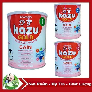 Sữa bột kazu gold gain 0+, 1+ 2+ 810g