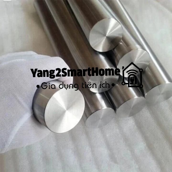 Trục tròn đặc Inox 316L, thanh Inox đặc 316L phi 60mm chiều dài 30cm, 50cm, 100cm.