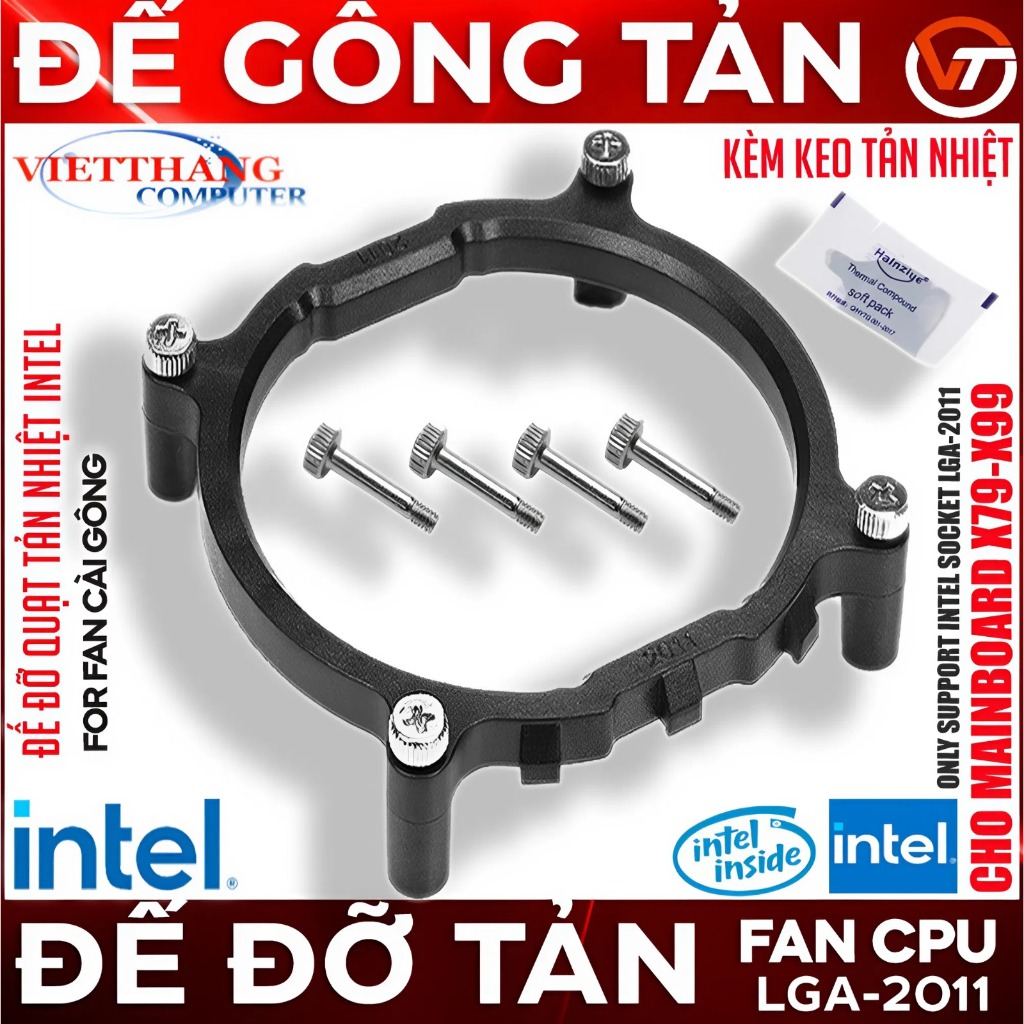 Đế Đỡ Quạt Tản Nhiệt CPU dạng gài chuyên chỉ dùng cho Mainboard X79 X99 Socket LGA-2011 New 100%