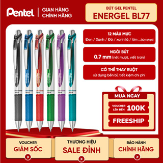  Bút Ký Gel Pentel Energel BL77 0.7mm Nhanh Khô 