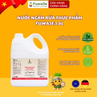  Nước ngâm rửa rau củ quả Fuwa3e 3.8L enzyme sinh học từ vỏ dứa 