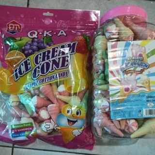 Bán sỉ hộp Kẹo hình kem bông ốc quế 100 cái và gói 170g