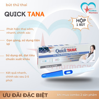 Bút thử thai Quicktana Tanaphar sử dụng dễ dàng thử trực tiếp không cần cốc, đơn giản, chính xác