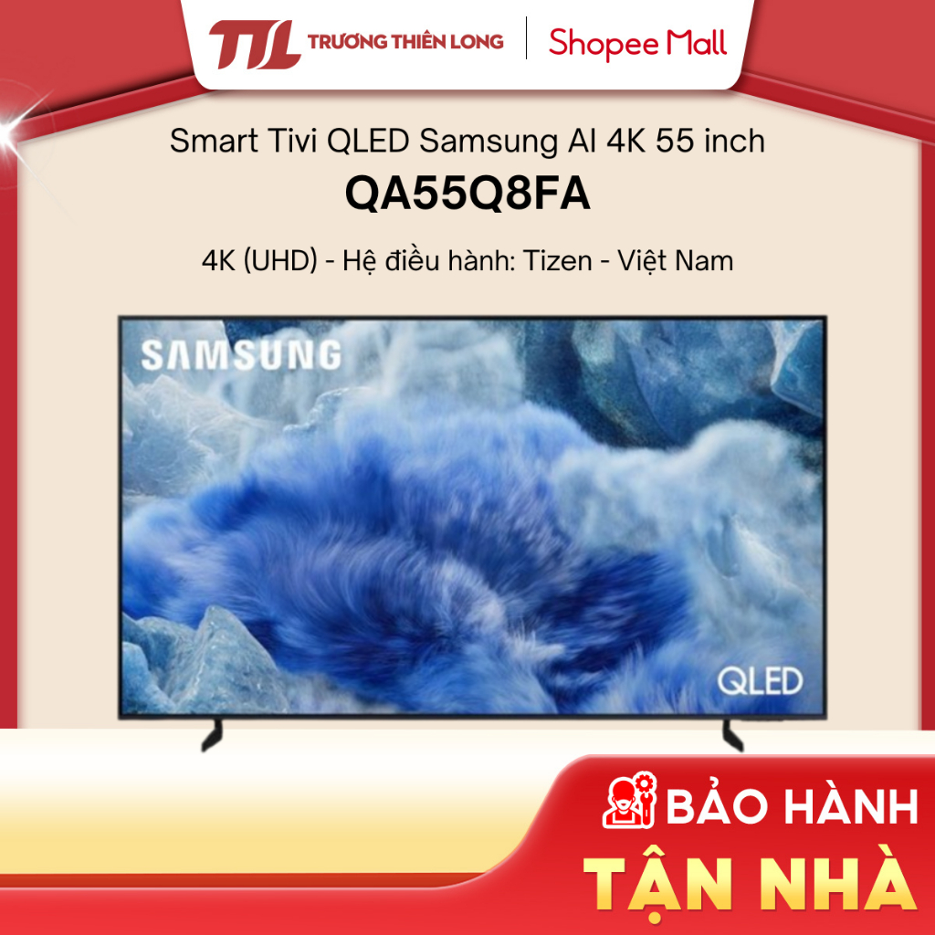 QA55Q8FA | QA55Q60DA - Smart Tivi QLED Samsung AI 4K 55 inch QA55Q8FA - [TOÀN QUỐC]