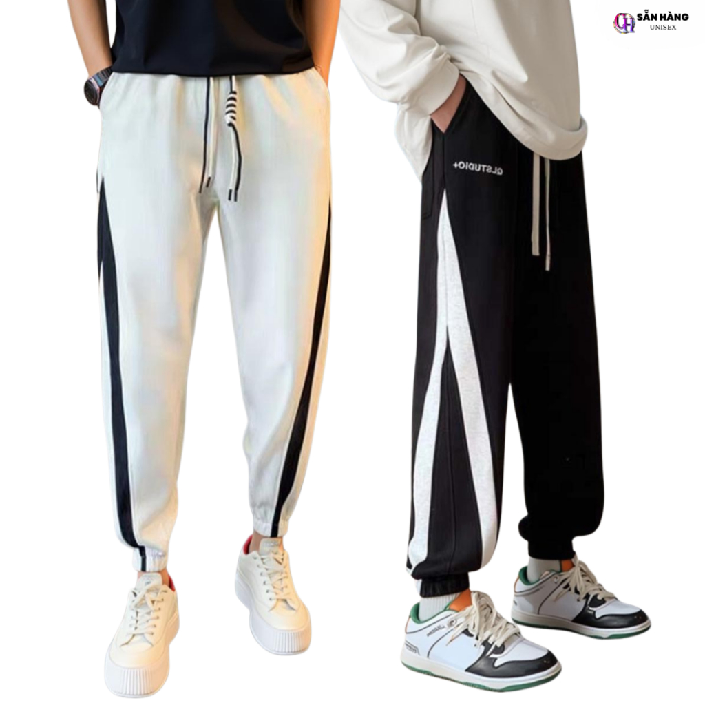 Quần Nam DRAGON Trơn Bo Gấu Basic Phối Dây Rút Phong Cách Trẻ Trung Thời Trang K1