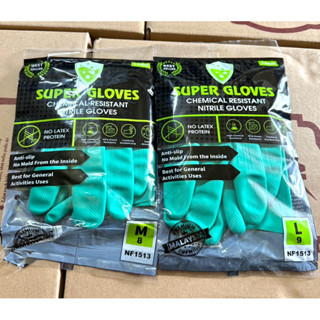 Găng tay cao su Size S-M-L chống hóa chất Malaysia cao cấp, Găng tay rửa bát