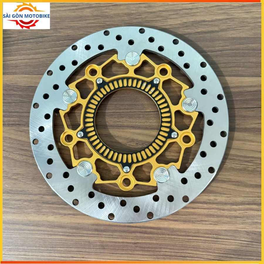 Đĩa Thắng Trước Winner V4 size đĩa 267mm ( Mâm Zin 5 Lỗ ) nút inox 304 siêu sáng_RCS150 V4