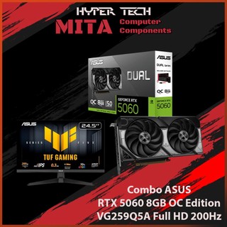  Màn hình TUF Gaming VG259Q5A + RTX 5060 8GB GDDR7 OC Edition MITA HYPERTECH  MITA PC 