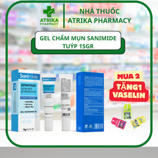  Gel Giảm Mụn Mờ Thâm Hỗ Trợ Giảm Mụn Bọc Mụn Mủ Mụn Trứng Cá Mụn Viêm Mụn Đầu Trắng Sanimide Tuýp 15g 