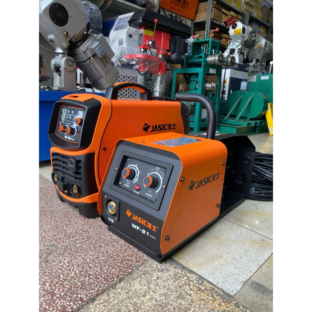 MÁY HÀN MIG 315F JASIC NỘI ĐỊA CHÍNH HÃNG -380V ĐẦU CẤP DỜI CÁP 5M ĐỦ PK THEO MÁY LẮP CUỘN DÂY 15KG 