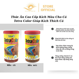   Mẫu Mới  Thức Ăn Cao Cấp Kích Màu Cho Cá Tetra Color Giúp Kích Thích Cá Ăn Uống Và Tiêu Hóa Tốt Hơn 