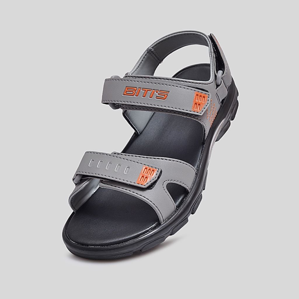 Dép Sandal/ Quai Hậu Bé Trai BPB001200 Eva Phun Siêu Nhẹ Chống Trơn Trượt Chính Hãng Biti's - Xám