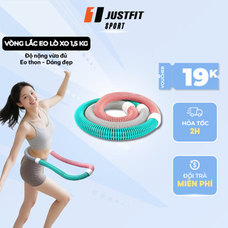  Vòng Lắc Eo Lò Xo JUSTFIT SPORT 1,5kg Bọc Nhựa Mềm Tập Thể Dục Tập Gym Tập Yoga Tập Yoga Tại Nhà 
