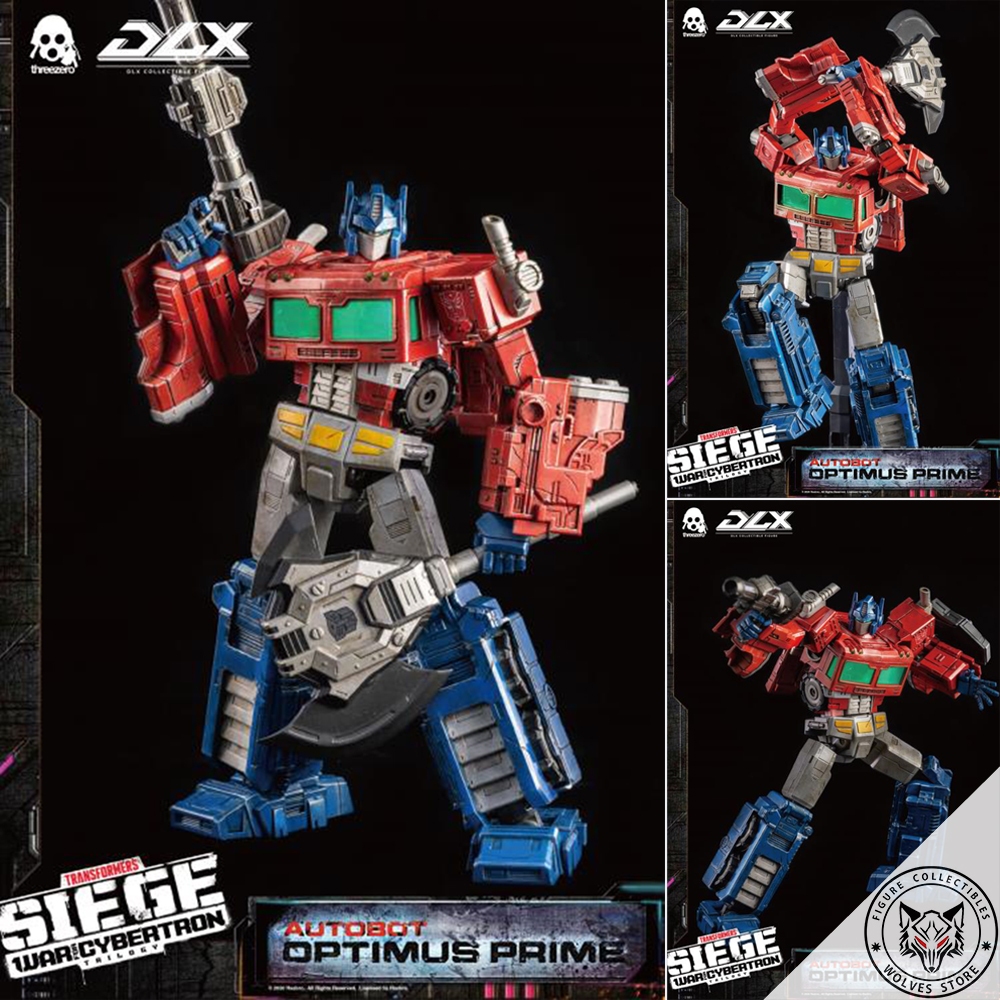 [Có sẵn - Hỏa tốc] Mô hình chính hãng Threezero: Optimus Prime siege DLX (Transformers: War for Cybe