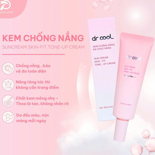  Kem Chống Nắng Dr.Cool Hàn Quốc Nâng Tông Trắng Hồng SPF 50+ PA++++  60ml  