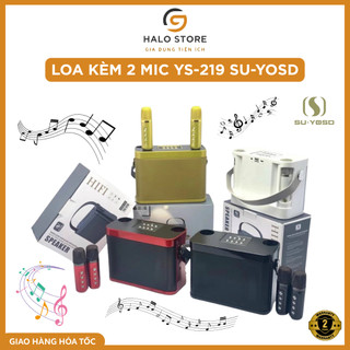  Loa Karaoke Bluetooth Kèm 2 Mic YS-219 SU-YOSD  Phiên Bản Mới Nhất Âm Thanh Sống Động Bass Cực Căng 