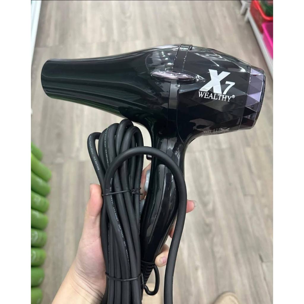 Máy Sấy Tóc AKUMA X7 Cao Cấp 2400W - Chuyên salon - ion âm bảo vệ tóc - X7 Wealthy