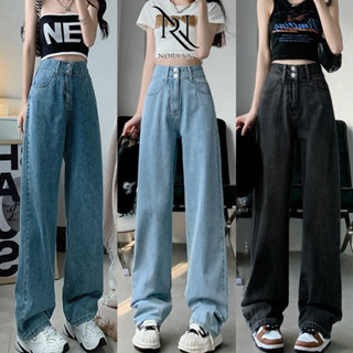 Quần jean nữ ống suông rộng Avocado dáng dài cạp cao , quần bò nữ ống rộng dáng suông Top xu hướng