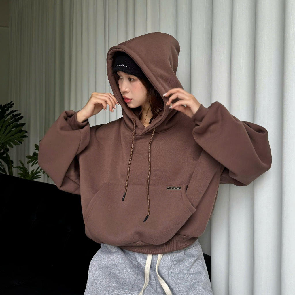 ÁO KHOÁC DAILY BASIC HOODIE TRƠN FORM UNISEX NAM NỮ BOXY NHIỀU MÀU | SSSTORE.AESTHETIC | BigBuy360 - bigbuy360.vn