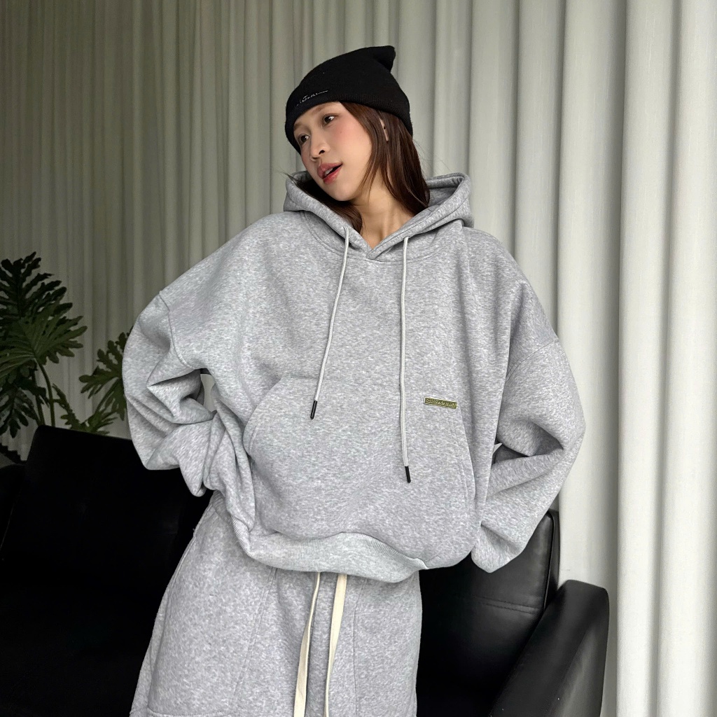 ÁO KHOÁC DAILY BASIC HOODIE TRƠN FORM UNISEX NAM NỮ BOXY NHIỀU MÀU | SSSTORE.AESTHETIC | BigBuy360 - bigbuy360.vn