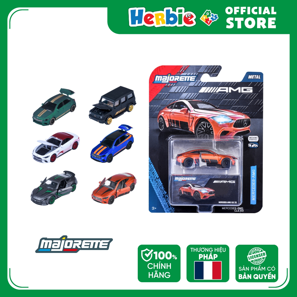 Đồ Chơi Xe Mô Hình MAJORETTE Mercedes-AMG Deluxe Cars 8502101000 - Herbie Toys