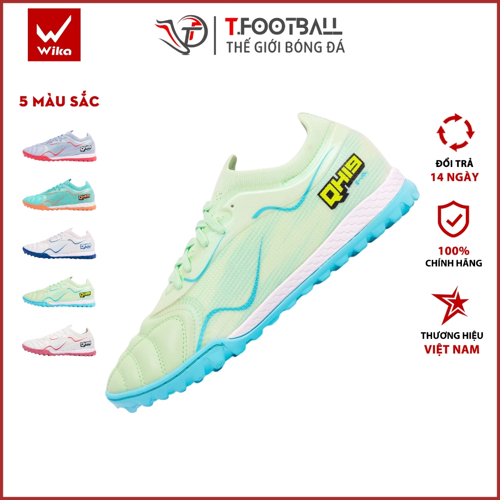 Giày Đá Bóng WIKA QH19 Z-Vol Cổ Chun Flyknit Co Giãn 4 Chiều Ôm Chân