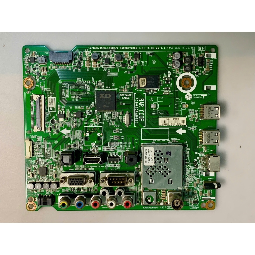 Bo main boar mạch linh kiện tivi tv LG 42LX330-TA nguồn, xử lý chung chính chủ khiển, loa, tcon