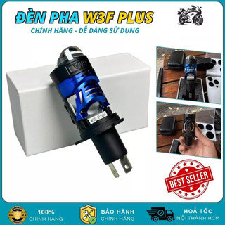  BMA W3F Plus 60W – Đèn Pha LED Bi Cầu Mini Chân H4 Hàng Chuẩn Công Ty Maxis Ánh Sáng Siêu Mạnh Chống Chói 