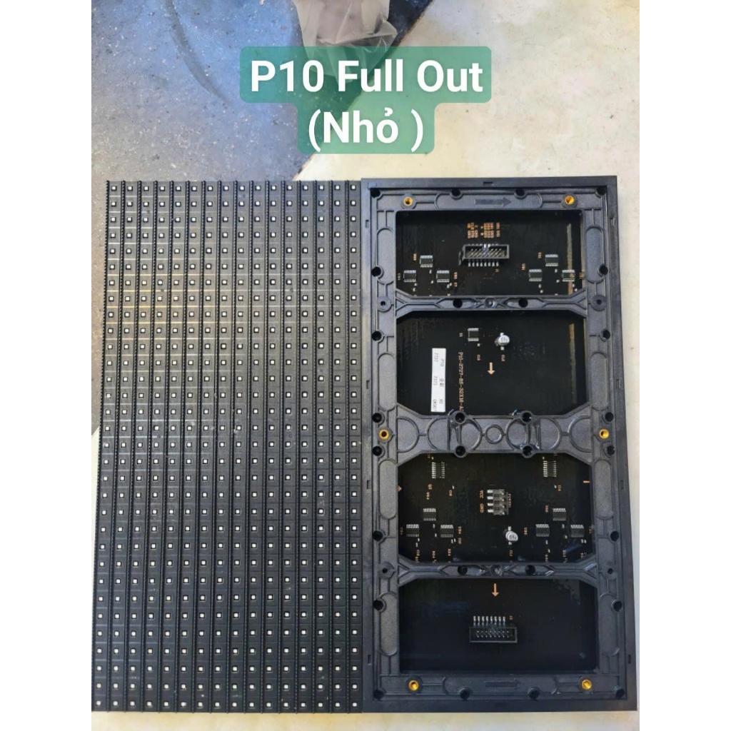 MODULE LED P10 FULL MÀU TRONG NHÀ VÀ NGOÀI TRỜI