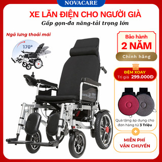  Xe lăn điện cao cấp cho người già người khuyết tật H007 Xe lăn điện gấp gọn có ngả lưng cho người già  Bảo hành 2 năm  