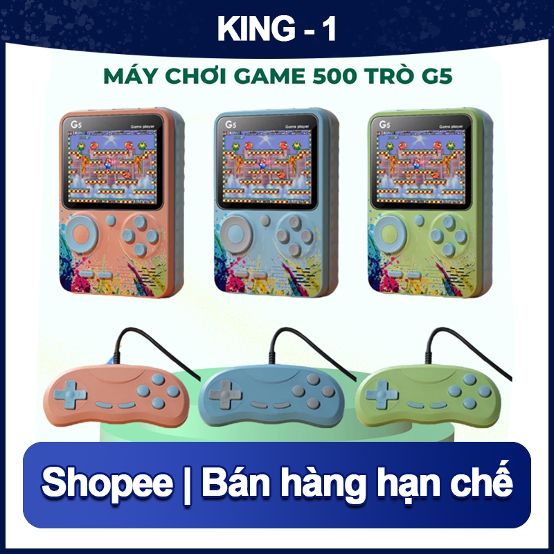 Máy Chơi Game Sup 500,Kèm Tay Cầm Dành Cho 2 Người ,kết nối với TV,tặng Pin bền lâu🔋 - Bảo hành ba n