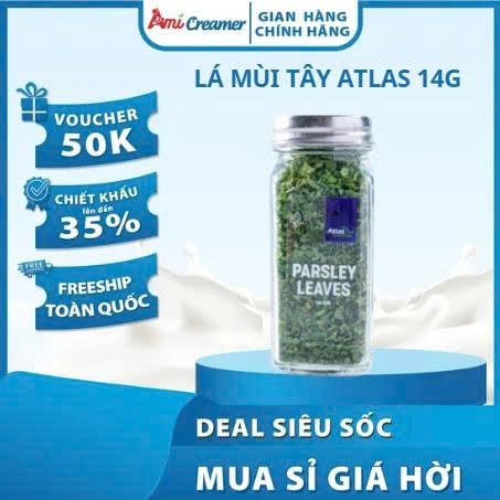 Lá mùi tây Atlas Garden - Parsley Leaves 14g
