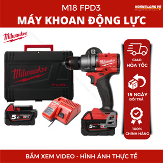  Máy Khoan Động Lực Milwaukee M18 FPD3 |Milwaukee 2904-20 Gen 4 | Khoan Tường Gỗ Sắt Bắt Vít 