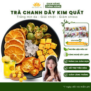   RẺ VÔ ĐỊCH  Trà Chanh Dây Kim Quất Trà Detox Nước Uống Trắng Da Triệu Lộ Tư Mát Gan Giải Nhiệt Cơ Thể 
