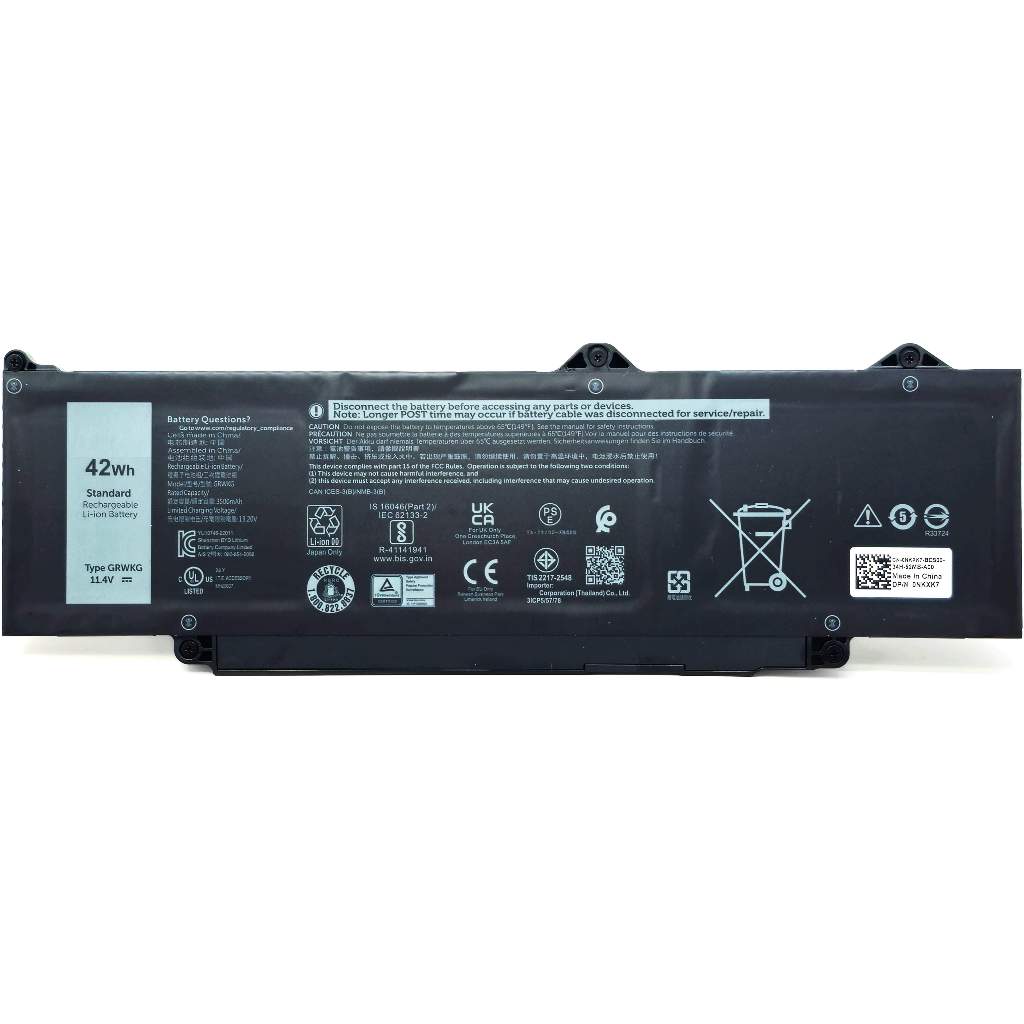 Pin laptop Dell Latitude: 5440, 3540, 5540, 5340, 3440, Precision 3580 GRWKG