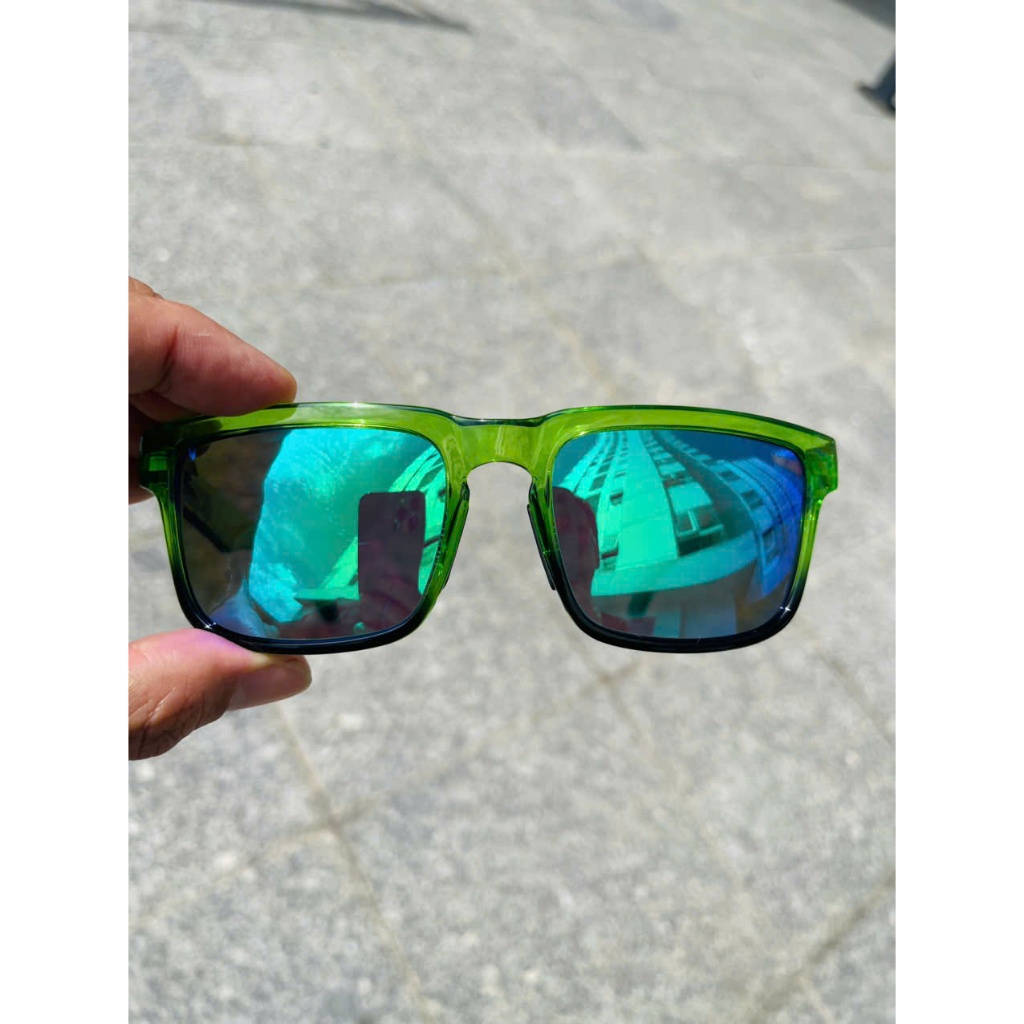 Kính Mát KDEAM KD332 Polarized – Đi xe ngày nắng gắt - Gọng Xanh Tròng Xanh Gương C3