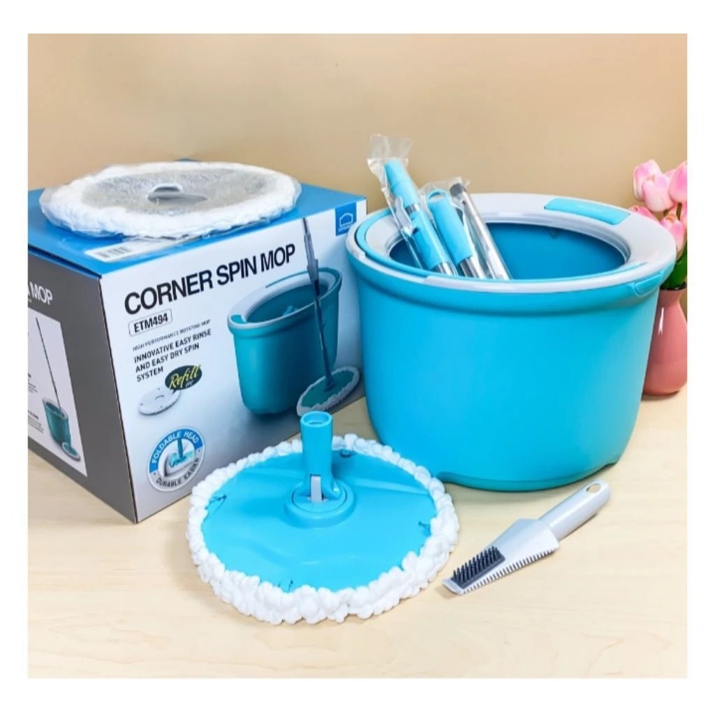 Bộ Cây Lau Nhà LocknLock ETM494 Kèm 2 Bông Lau