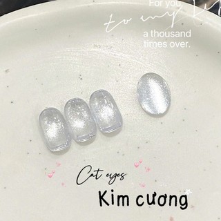 Sơn Mắt mèo bạc trắng chai lẻ 15ml, Mắt mèo nền trong (SƠN MỌI MÀU NỀN)