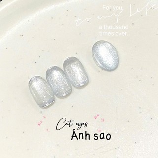 Sơn Mắt mèo bạc trắng chai lẻ 15ml, Mắt mèo nền trong (SƠN MỌI MÀU NỀN)